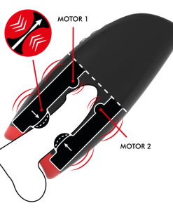 JAMYJOB - NOVAX MASTURBATOR WITH VIBRATION AND COMPRESSION - slika 3