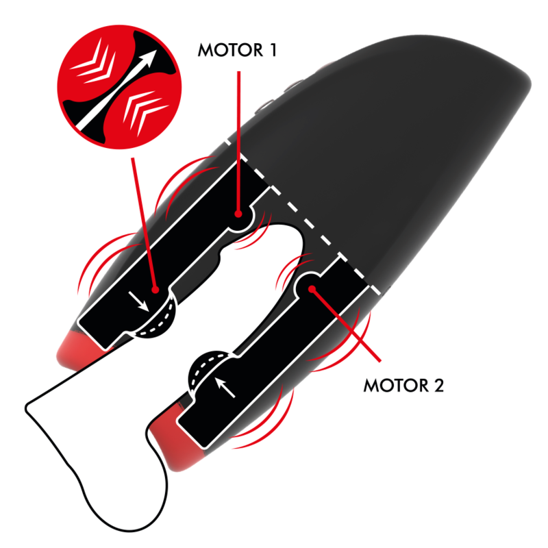 JAMYJOB - NOVAX MASTURBATOR WITH VIBRATION AND COMPRESSION - slika 3