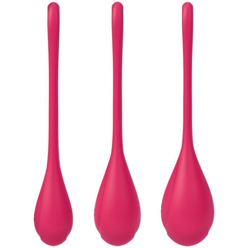 SATISFYER - YONI POWER 1 TRAINING SET RED - slika 3