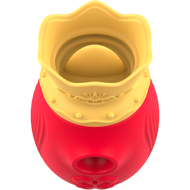 INTENSE - CLITORIS STIMULATOR 10 SUCTION AND LICKING MODES - RED - slika 3