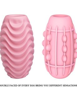 PRETTY LOVE - PINK DOUBLE SIDED MASTURBATOR EGG - slika 3
