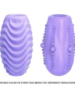 PRETTY LOVE - DOUBLE SIDED LILAC MASTURBATOR EGG - slika 3