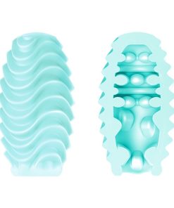 PRETTY LOVE - TURQUOISE DOUBLE SIDED MASTURBATOR EGG - slika 2