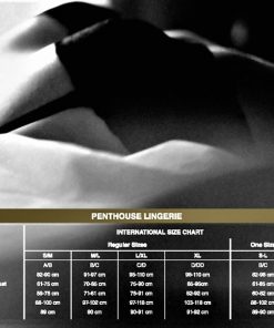 PENTHOUSE - TOO HOT TO BE REAL THONG BORDEAUX S/M - slika 3