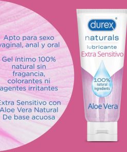 DUREX - NATURALS EXTRA SENSITIVE LUBRICANT 100 ML - slika 3
