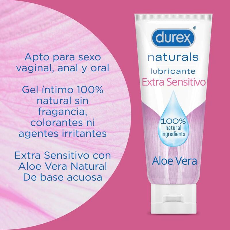 DUREX - NATURALS EXTRA SENSITIVE LUBRICANT 100 ML - slika 3