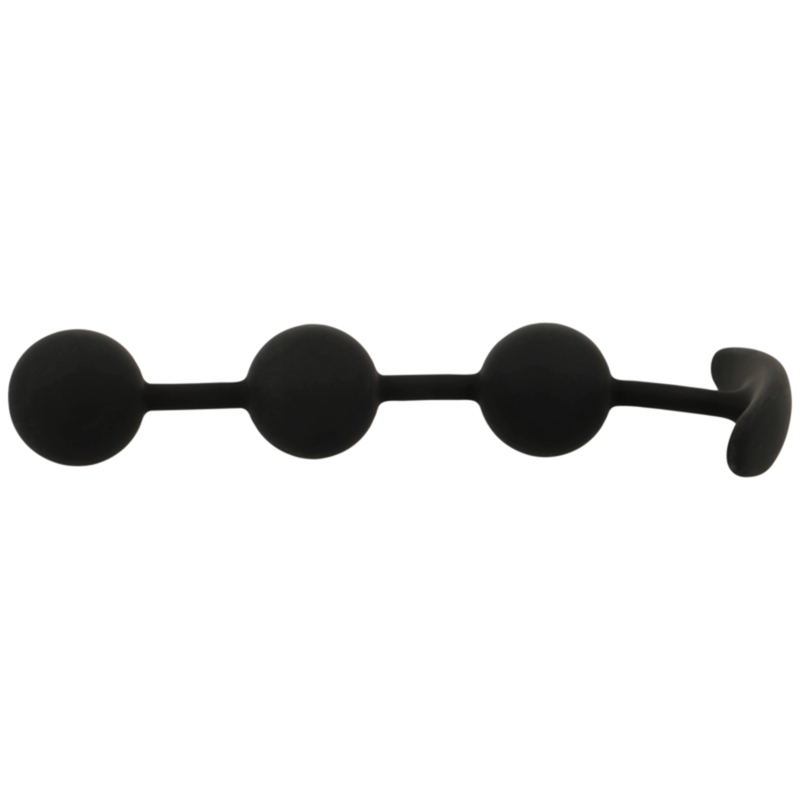 BLACK&SILVER - HARRY ANAL ROSARY 3 SILICONE SPHERES 14 CM - slika 3