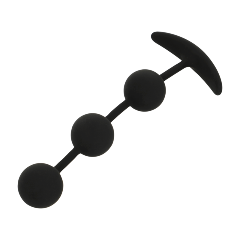 BLACK&SILVER - HARRY ANAL ROSARY 3 SILICONE SPHERES 14 CM - slika 2