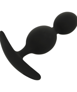 Alternative view of BLACK&SILVER - ORSON PLUG SILICONE 2 ANAL WAVES 9 CM