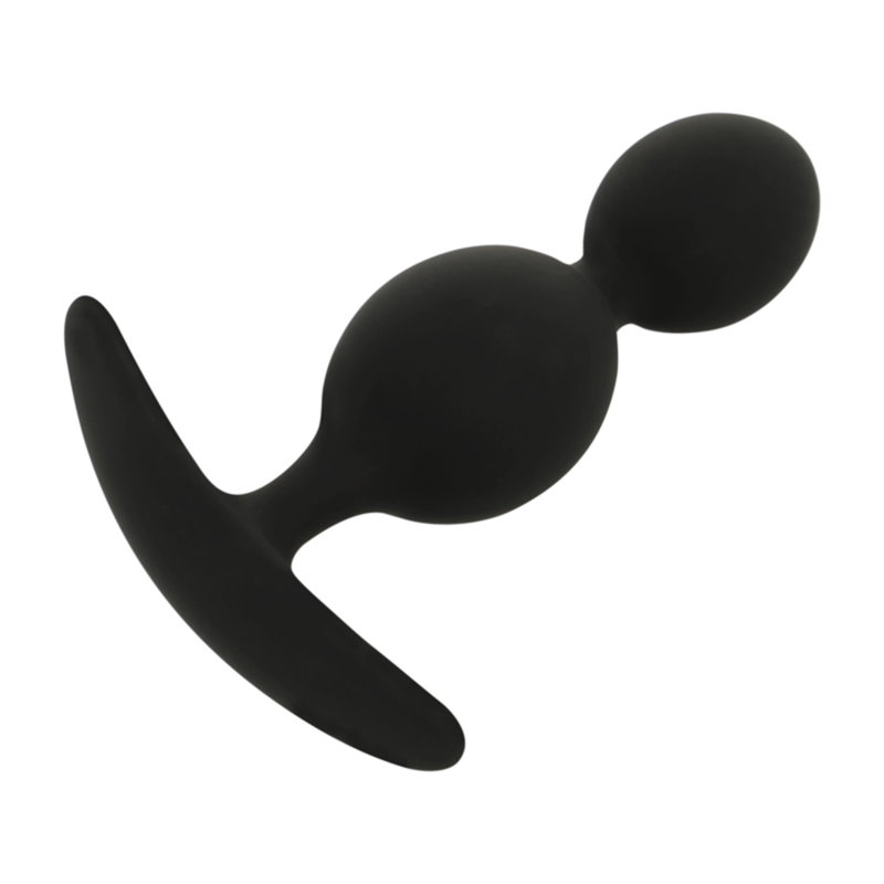 BLACK&SILVER - ORSON PLUG SILICONE 2 ANAL WAVES 9 CM - slika 2