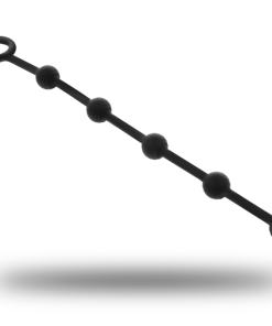 BLACK&SILVER - KORG ANAL ROSARY SILICONE INITIATION 21 CM - slika 2