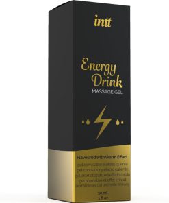 INTT MASSAGE & ORAL SEX - MASSAGE GEL WITH FLAVORED ENERGY CA DRINK AND HEATING EFFECT - slika 3