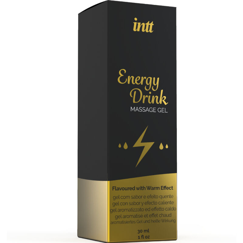 INTT MASSAGE & ORAL SEX - MASSAGE GEL WITH FLAVORED ENERGY CA DRINK AND HEATING EFFECT - slika 3