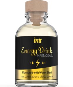 INTT MASSAGE & ORAL SEX - MASSAGE GEL WITH FLAVORED ENERGY CA DRINK AND HEATING EFFECT