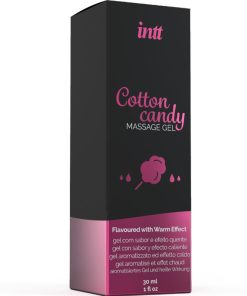 INTT MASSAGE & ORAL SEX - MASSAGE GEL WITH COTTON CANDY FLAVOR AND HEATING EFFECT - slika 3