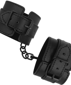 Alternative view of INTENSE - FETISH VEGAN LEATHER HANDCUFFS