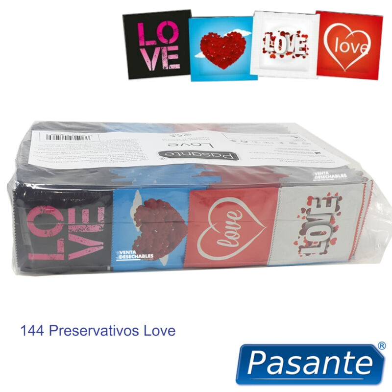 PASANTE - CONDOMS LOVE BAG 144 UNITS - slika 3