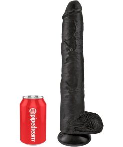 KING COCK - REALISTIC PENIS WITH BALLS 30.5 CM BLACK