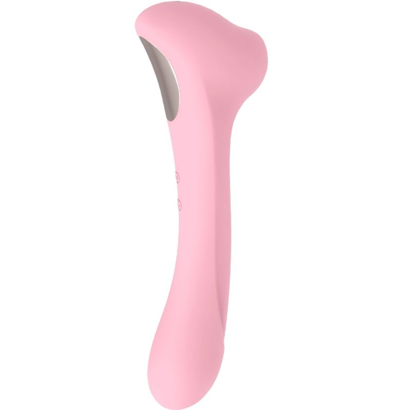 FEMINTIMATE - DAISY MASSAGER SUCTION AND VIBRATOR PINK - slika 2