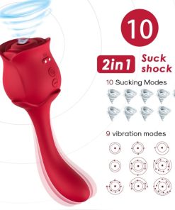 Alternative view of ARMONY - ROSELOVER CLITORIS SUCTION & STIMULATOR RED
