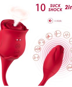 Alternative view of ARMONY - PINK CLITORIS SUCKER & VIBRATOR 10 MODES RED
