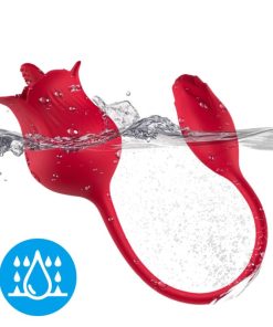ARMONY - PINK CLITORIS STIMULATOR VIBRATOR WITH TAIL 10 MODES RED - slika 3