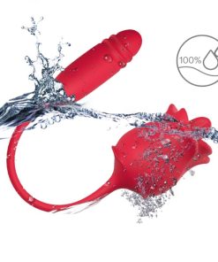 ARMONY - 3-IN-1 PINK, STIMULATOR, SUCTION AND UP&DOWN WITH RED TAIL - slika 3