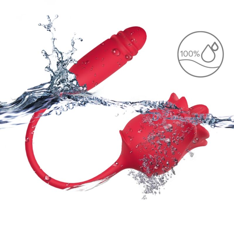 ARMONY - 3-IN-1 PINK, STIMULATOR, SUCTION AND UP&DOWN WITH RED TAIL - slika 3