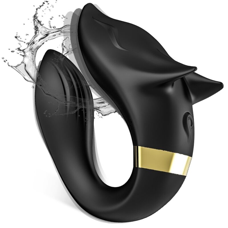ARMONY - FOX VIBRATOR FOR COUPLES REMOTE CONTROL BLACK - slika 2