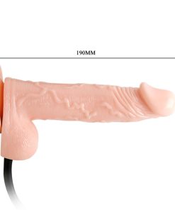 BAILE - REALISTIC INFLATABLE DILDO WITH SUCTION CUP 15 CM - slika 3