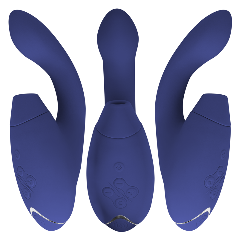 WOMANIZER - DUO 2 STIMULATOR BLUE - slika 2