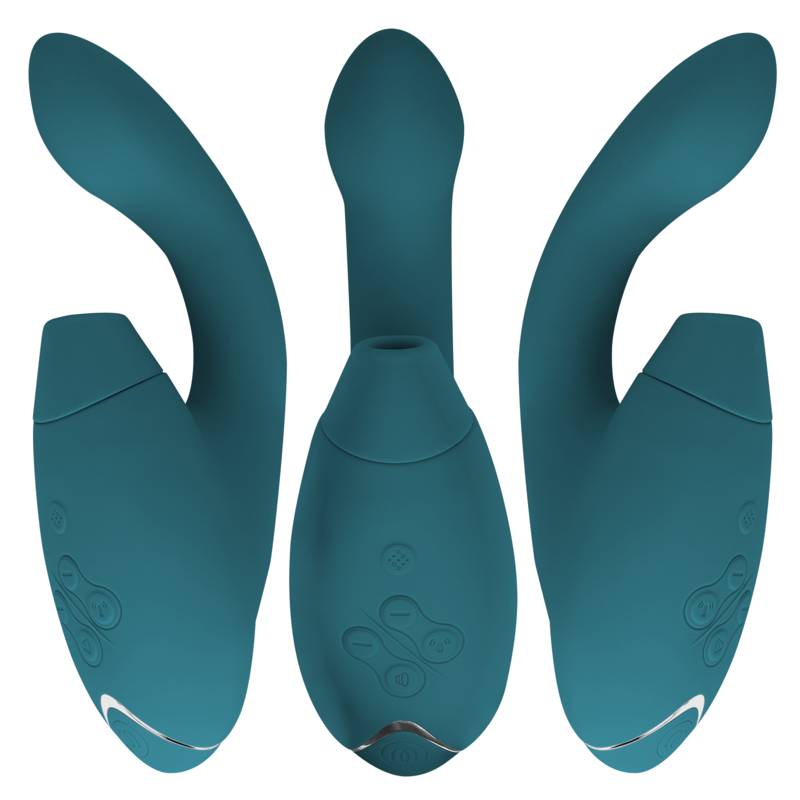 WOMANIZER - DUO 2 STIMULATOR BLUE PETROL - slika 2