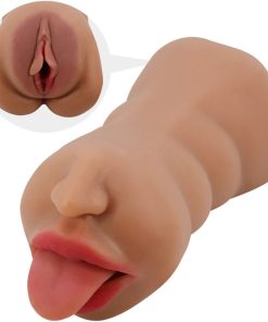 CRAZY BULL - SARAH DOUBLE MASTURBATOR MOUTH & VAGINA FLESH