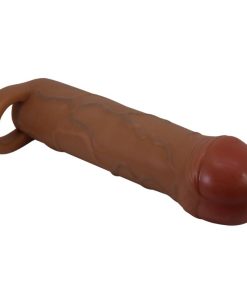 PRETTY LOVE - BUNION PENIS SLEEVE WITH 2.5 CM EXTENSION MULATTO - slika 3