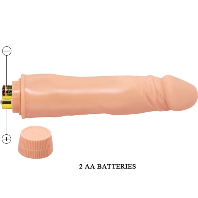 BAILE - DWARF REALISTIC VIBRATOR 21 CM FLESH - slika 3