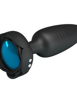 Alternative view of PRETTY LOVE - TARION ANAL PLUG WITH  LED LIGHT BLACK 12.5 CM