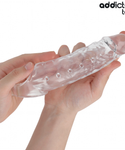ADDICTED TOYS - TRANSPARENT PENIS SHEATH SIZE M 27 CM - slika 3