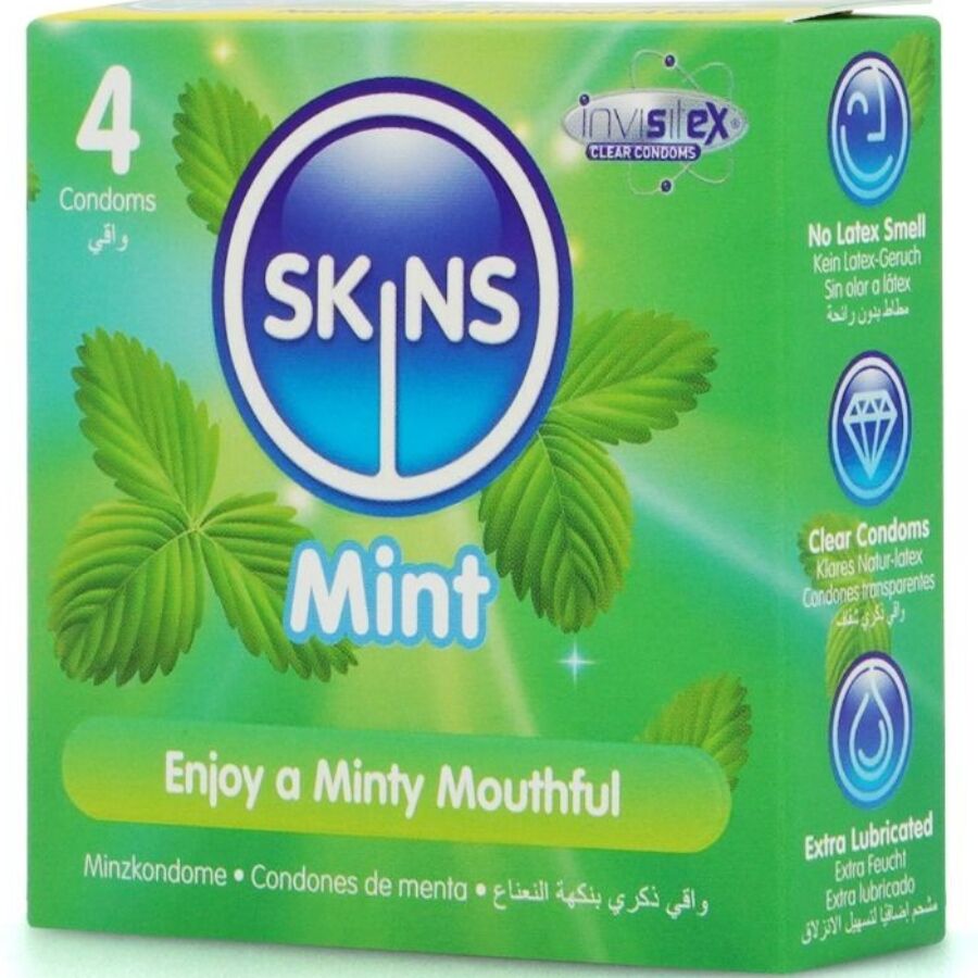 SKINS - MINT PREMIUM CONDOMS PACK 4 - slika 2