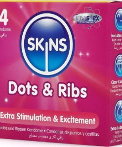Alternative view of SKINS - DOTS & RIBS PREMIUM CONDOMS PACK 4