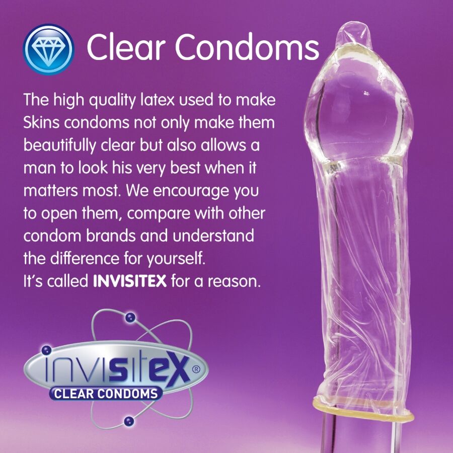 SKINS - EXTRA LARGE PREMIUM CONDOMS PACK 4 - slika 3