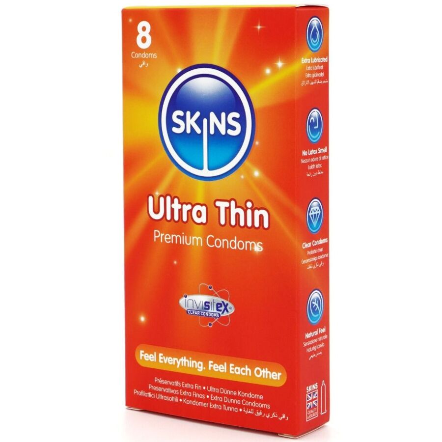 SKINS - ULTRA THIN PREMIUM CONDOMS PACK 8 - slika 2