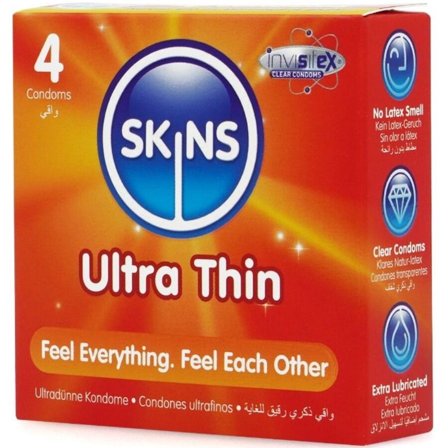 SKINS - ULTRA THIN PREMIUM CONDOMS PACK 4 - slika 2
