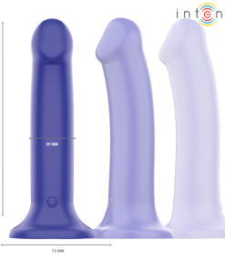 INTENSE - VICTORIA VIBRATOR WITH SUCTION CUP 10 VIBRATIONS DARK BLUE REMOTE CONTROL - slika 3
