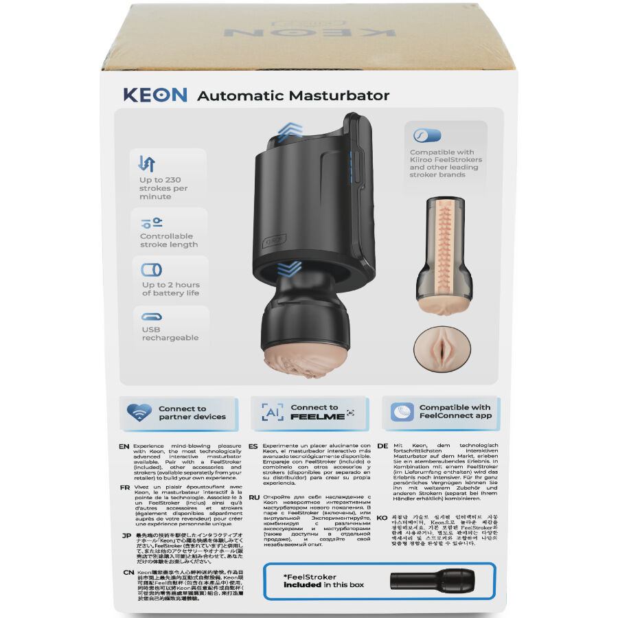 KIIROO - KEON WIFI COMBO AUTOMATIC MASTURBATOR + FEEL STROKER - slika 2