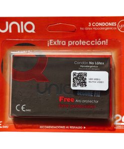 UNIQ - SECURE FIT LATEX-FREE CONDOMS 3 UNITS