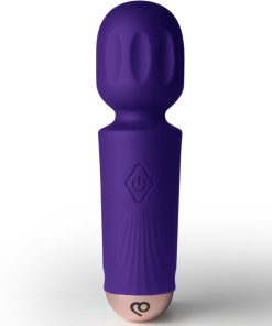 ROCKS-OFF - MINI RECHARGEABLE WAND 16 FUNCTIONS VIOLET DREAM