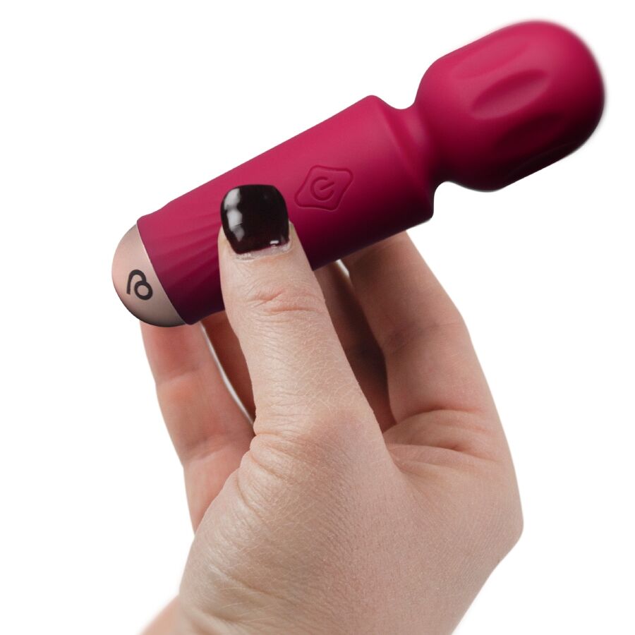 ROCKS-OFF - MINI RECHARGEABLE WAND 16 FUNCTIONS AZALEA RED - slika 3