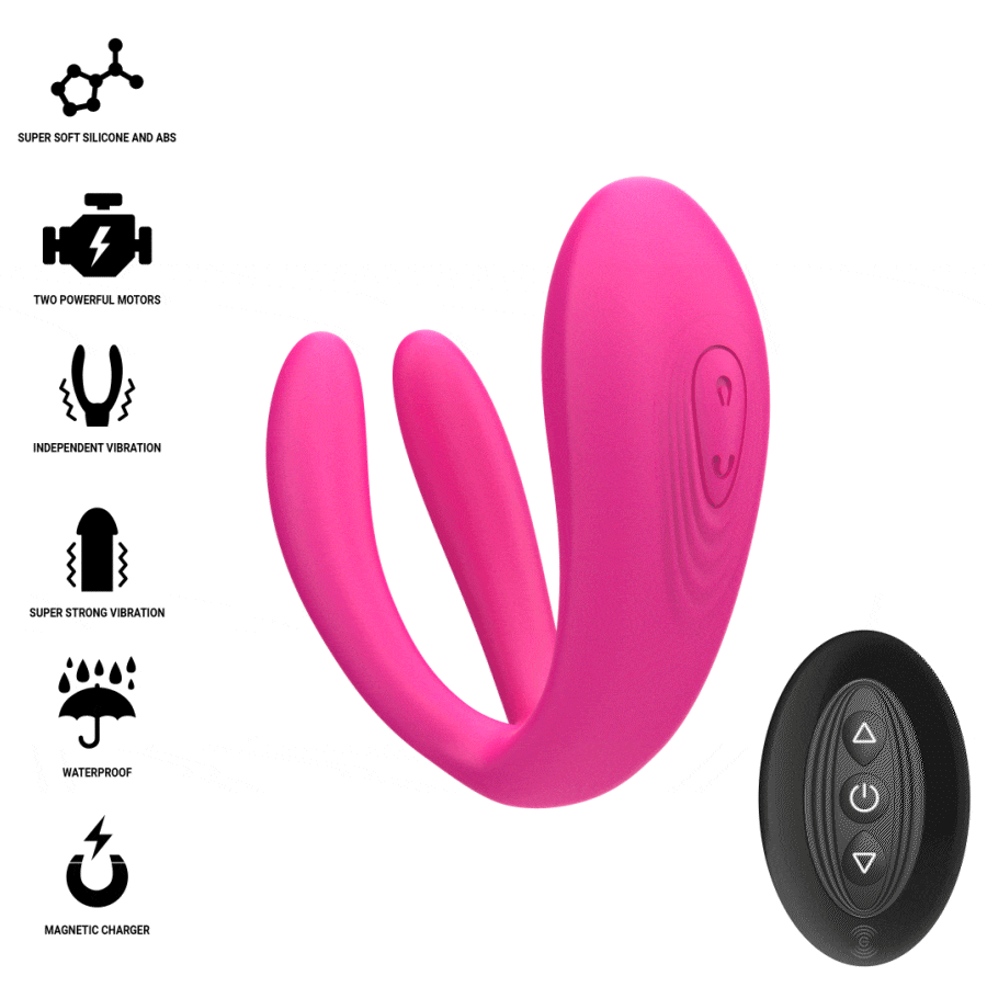 INTENSE - JULIA DOUBLE VIBRATOR CLAMP STIMULATOR REMOTE CONTROL - slika 2