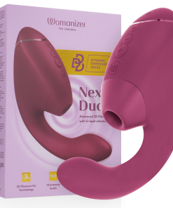 WOMANIZER - DUO NEXT DUAL CLITORAL & G-SPOT STIMULATOR DUSKY PINK