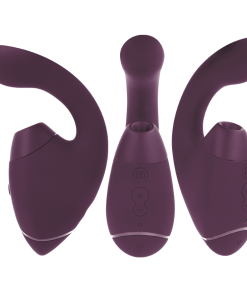 Alternative view of WOMANIZER - DUO NEXT DUAL CLITORAL & G-SPOT STIMULATOR DARK PURPLE
